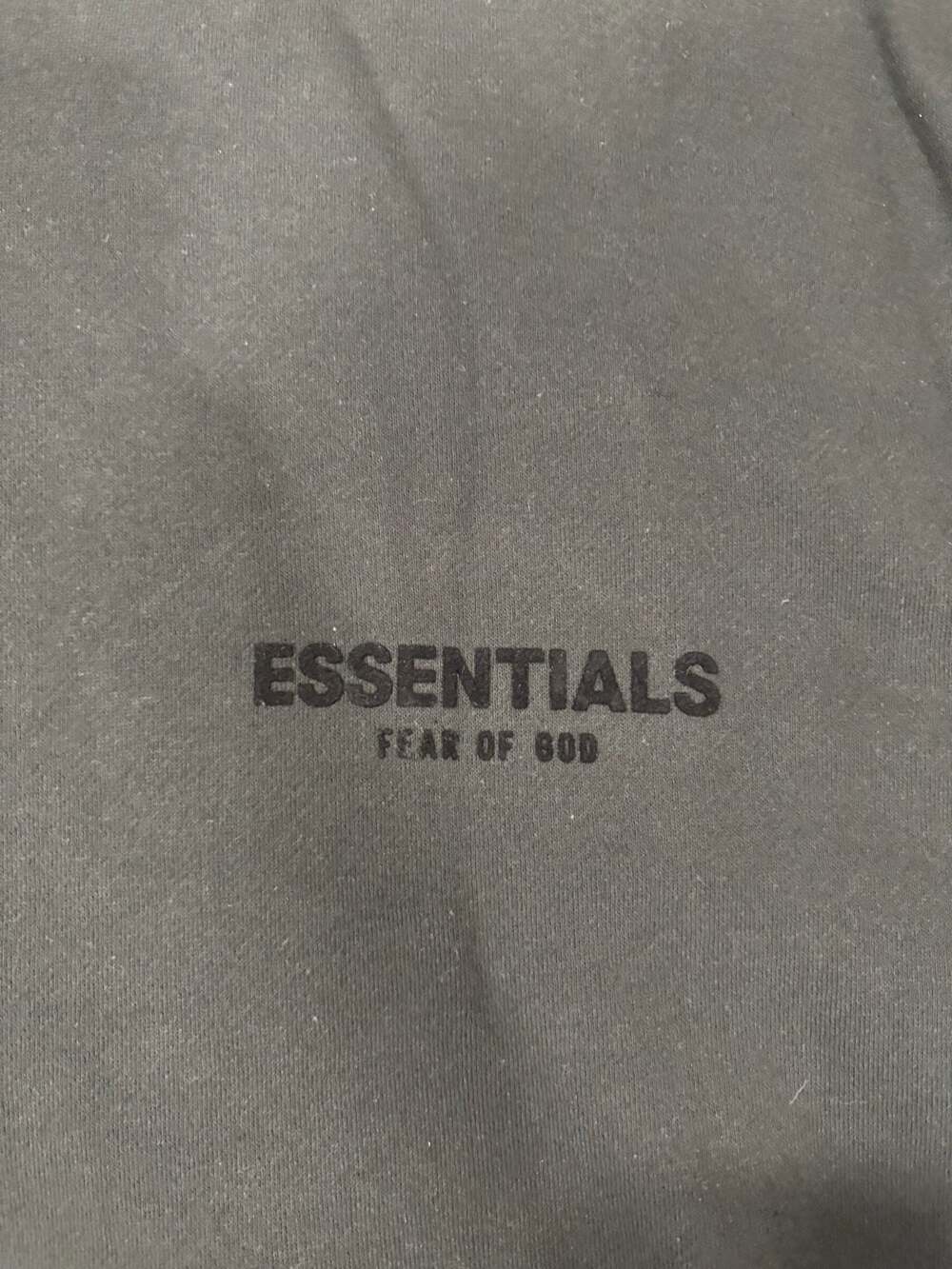 Fear of God Essentials SS22 Full Tracksuit Hoodie and Sweatpants in Stretch Limo - Picture 3 of 5